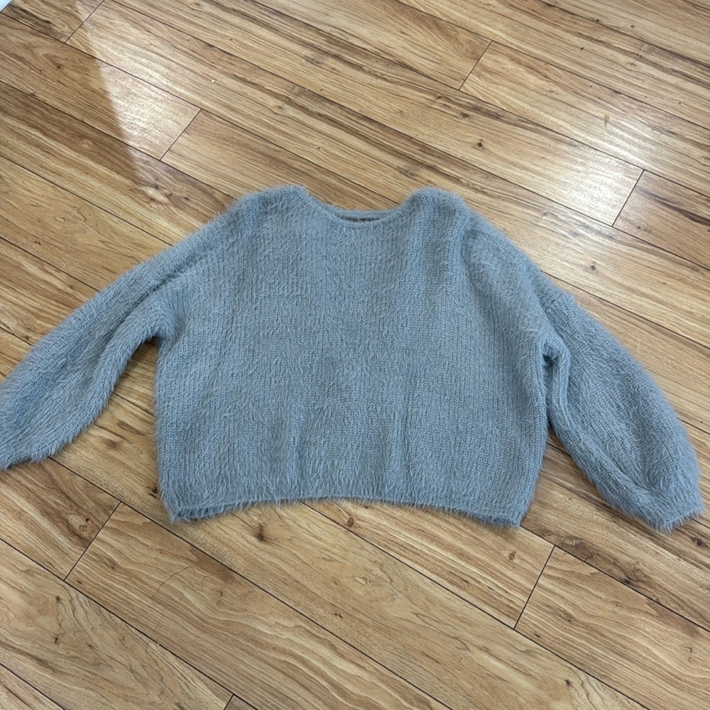 Gorgeous Grey Crop Sweater